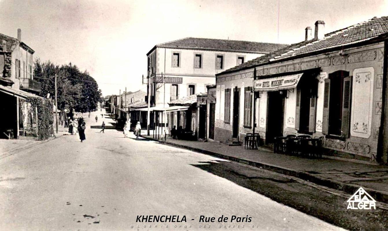 Khenchela - Rue de Paris a la hauteur hotel moderne.jpg